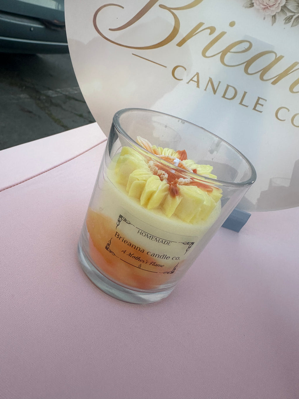 Sunflower Soy Wax Candle 🌻