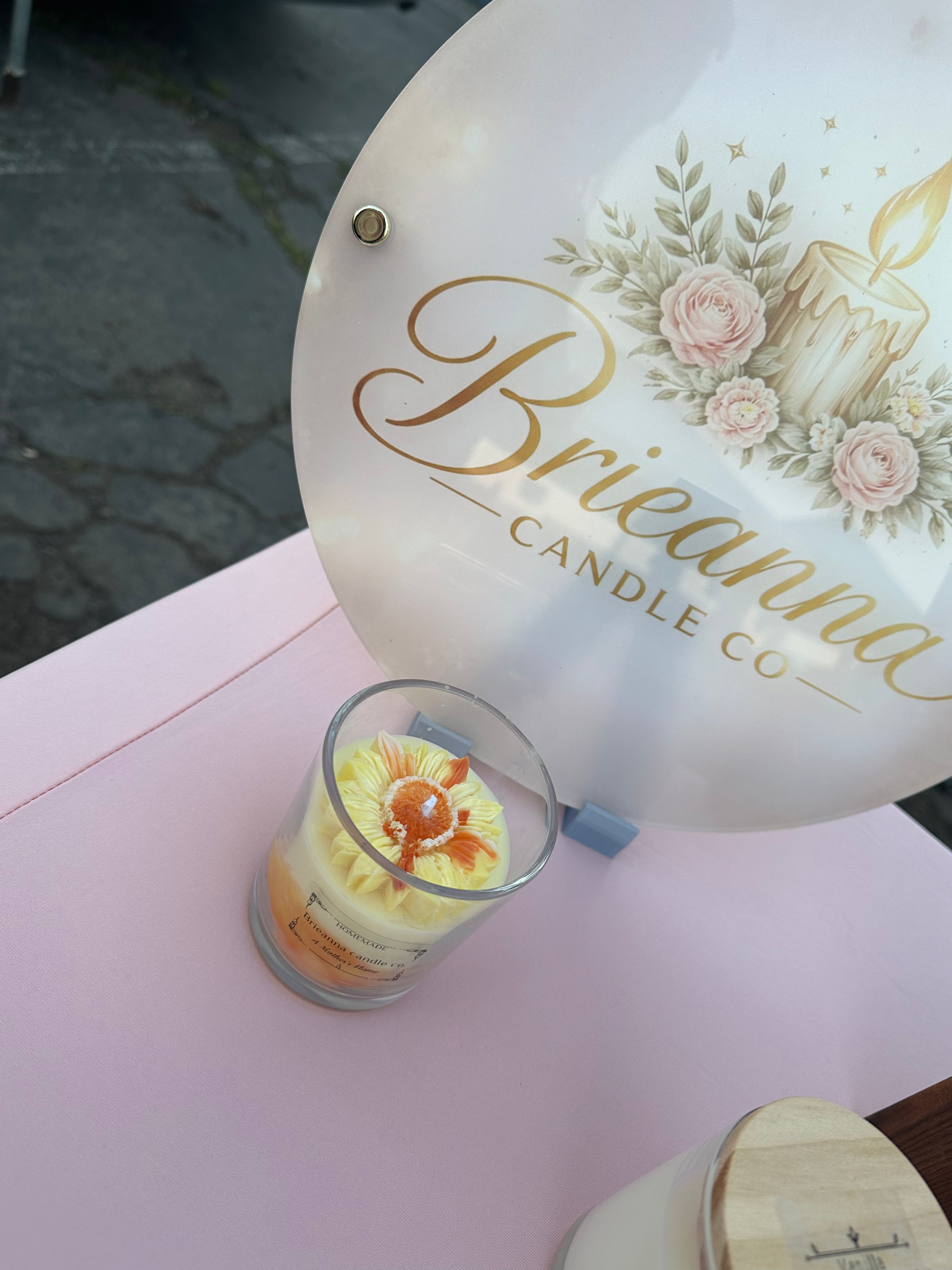 Sunflower Soy Wax Candle 🌻